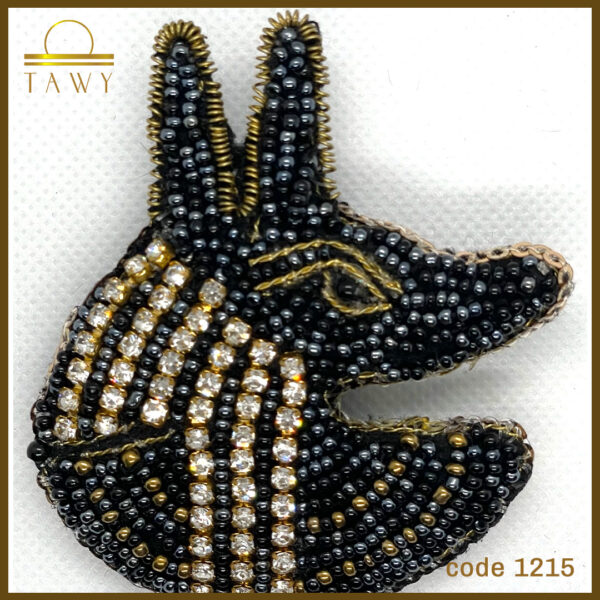 Anubis brooch